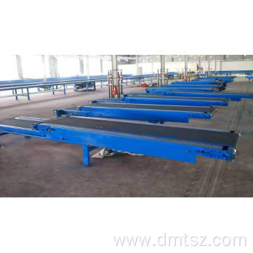 conveyor loading machine with lifting system